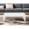 Homeroots 47" White Wood Sled Coffee Table 357508 - alternate 4