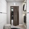 Sartodoors Sliding Closet Bi-fold Doors, Planum 0010 Chocolate Ash, Sturdy Tracks Moldings Trims Hardware Set,  PLANUM0010BF-CA-56 x 96 (2* 28x96) - alternate 4