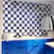 Apollo Tile Siena 5.35 in. x 5.35 in. Glossy Blue Ceramic Cross-Shaped Wall and Floor Tile 5.37 sqft/case, 27PK APLMOR88AZCR - alternate 3
