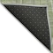 Homeroots 5' X 8' Green Ivory And Gray Striped Washable Indoor Outdoor Area Rug 597380 - alternate 3