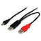 Startech.Com 6ft USB Y Cable for External Hard Drive USB2HABMY6 - alternate 1