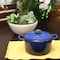 Crock-Pot Crock Pot Artisan 5 Quart Round Enameled Cast Iron Dutch Oven in Sapphire Blue 69142.02 - alternate 2