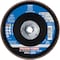 Pferd 6'' x 5/8-11 Thd. POLIFAN Flap Disc - Z SG POWER STEELOX, Zirconia, 60 Grit, Conical 62289 - alternate 2