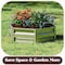 Pure Garden Galvanized Raised Garden Bed 21" L x 9.75" W x 5.5" H Raised Garden Beds Hexagonal Planter Box 50-193 - alternate 2