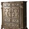 Homeroots 20" X 43" X 55" Gold Patina Bone Wood Poly Resin Chest 347058 - alternate 2