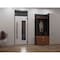 Vdomdoors Front Exterior Aluminum Door Ronex0633 Grey Prehung Entry Steel Metal Modern Painted W36xH80+14 RONEX0633EXD-GRE-W36xH80+14-LH-I - alternate 2