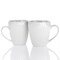 Elama Elle 12 Piece Round Porcelain Mug Set in White EL-ELLE12PC - alternate 6