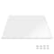 Fab Glass And Mirror 36in Square Ultra Clear Glass Table Top, Beveled Edge, Low Iron Extra Clear Tempered Glass 1 LI-36SQ12THBE - alternate 1
