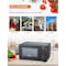 Commercial Chef Countertop Microwave Oven, 0.6 Cu. Ft, Black CHM660B - alternate 3