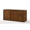 Homeroots 65" Walnut Solid Wood Six Drawer Double Dresser 473098 - alternate 1