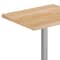 Flash Furniture Bennett 24 in x 30 in Solid Wood Indoor Tabletop in Natural with 18 in Round Dining Height GSF-REC2430-NAT-TR18S-GG - alternate 3