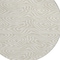 Homeroots 8' Beige And Linen Round Abstract Washable Indoor Outdoor Area Rug 598946 - alternate 3