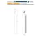 Reso Radiata pine, White, 96 in L, 0.68 in H, 5.25 in W, Primed RMB-688-96-1 - alternate 2