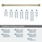 Amerock Surpass 18 inch 457mm Center-to-Center Golden Champagne Appliance Pull BP55525BBZ - alternate 2