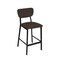 Bfm Seating Hamilton Side Barstool, Grade 3 Vinyl Seat & Back - Steel Frame - Sand Black Finish JS10B2017-2017SB - alternate 1