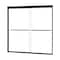 Craft And Main Sliding Shower Door, 60x60in, Frameless CVST6060-CL-MB - alternate 1