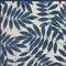 Homeroots 6' X 9' Navy Blue And Beige Botanical Leaves Indoor Outdoor Area Rug 546679 - alternate 3