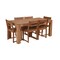 Homeroots 72" Natural Rectangular Solid Wood Dining Table 488701 - alternate 3