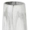 Homeroots 40" White Faux Marble Tapered Ceramic Floor Vase 576740 - alternate 2