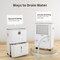 Edendirect 35 pint, 2500 square foot bucket dehumidifier, white, with drain hose, ENERGY STAR. ZR-D025P-35PT3 - alternate 3