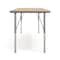 Flash Furniture Wren 60 in x 24 in Adjustable Height Activity Table, Thermal Laminate Top, Short Legs, Light Natural XU-A2460-REC-LTNAT-T-P-GG - alternate 5