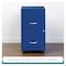Space Solutions 14.25 in W 2 Drawer Mobile Vertical File Cabinet, Classic Blue 24409 - alternate 4
