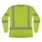 Ergodyne Hi-Vis Shirt, M, Lime, Long Sleeve 22353 - alternate 2