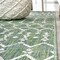Jonathan Y Ourika Moroccan Geometric Textured Weave Green/Cream 2 ft. x 8 ft. Indoor/Outdoor Runner Rug SMB108L-28 - alternate 3