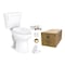 Gerber Plumbing Viper ADA Compliant 1.28 gal White Elongated Complete Toilet Kit GTB30528 - alternate 2