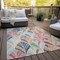 Homeroots 9' X 12' Orange Copper And Gold Geometric Washable Indoor Outdoor Area Rug 589240 - alternate 3