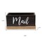 Homeroots 6" Dark Brown Wood Cube or Bin 661204 - alternate 3