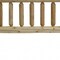Homeroots Natural Vintage Brown Finish Cedar Log Twin Headboard 370315 - alternate 2