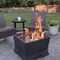 Blue Sky 22'' Square Wood Smokeless Fire Pit SFP22SQ-B - alternate 3