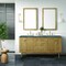 James Martin Vanities Laurent 72'' D Vanity, Light Natural Oak w/ Parisien Bleu Top w/FreePower Wireless Charger 545-V72-LNO-FPBL - alternate 4