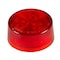 Grote Lighting 2in Round Red LED Clearance Marker Light - 3-Diode, 12V, Bracket Mount, FMVSS 108 Compliant MKR4500RPG - alternate 1