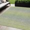 Homeroots 5' X 8' Artichoke Green Striped Washable Indoor Outdoor Area Rug 608790 - alternate 1