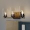 Vaxcel Park Ridge 22 in. 3-Light Matte Black Bathroom Vanity Fixture, Clear Glass Shade W0527 - alternate 2