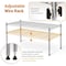 Simple Deluxe 1 Tier Shelf, 30*14*15 Inch, Chrome HKSHLF30141501C - alternate 2