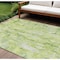 Homeroots 8' X 10' Lime Green And Ivory Abstract Washable Indoor Outdoor Area Rug 632128 - alternate 1