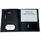 Sparco Pocket Folder, Black, Polypropylene, PK10 SPR78546 - alternate 1