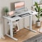 Simple Deluxe Electric Standing Desk, Adjustable Height Stand up Desk, 24x40 Inches Sit Stand up Desk with Cable 3A88TDESKP4024V3WHT - alternate 1