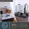 Vaxcel Park Ridge 22 in. 3-Light Matte Black Bathroom Vanity Fixture, Clear Glass Shade W0527 - alternate 3