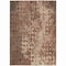 Homeroots 3' X 5' Chocolate Ikat Washable Indoor Outdoor Area Rug 576983 - alternate 4