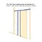 Vdomdoors Pocket Interior Door, 18" x 80", White MELA7001PD-WS-18 - alternate 1
