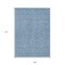 Homeroots 9' X 12' Denim Blue Black And Ivory Geometric Washable Indoor Outdoor Area Rug 596726 - alternate 3