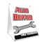Signmission Auto Repair Free Estimates, 24 Inch x 18 Inch A-frame Yard Sign, Plastic Sign SBC-1824-Auto Repair Free Estimates - alternate 1