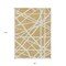 Homeroots 5' X 8' Gold And Ivory Geometric Washable Indoor Outdoor Area Rug 600451 - alternate 2