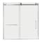 Kingston Brass 60" W x 60" H Right Handed Tub Door, Brushed Nickel SSD60608SR8 - alternate 1