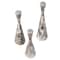 Fabulaxe Marble Resin Candle Holders - Pack of 18 Gray Decorative Taper Candlesticks for Home Decor,  QI004063.GY.6 - alternate 4