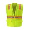 2W International Hi-Vis Safety Vest S H Back, , Zipper 6 Pockets 8048-A S - alternate 1